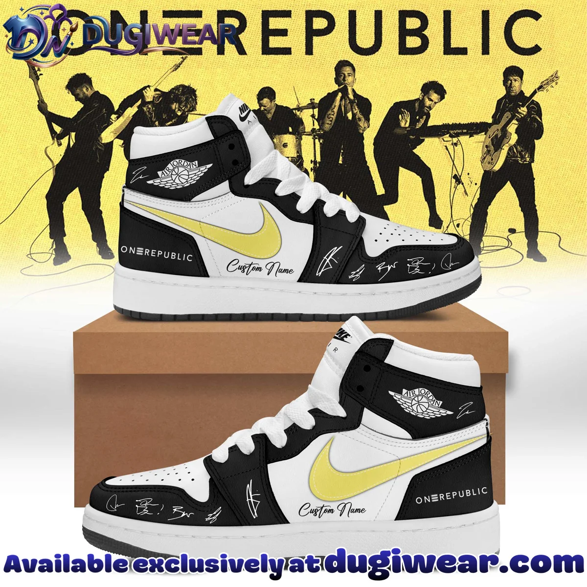 OneRepublic Custom Air Force 1 & Jordan 1 Shoes - Part 9
