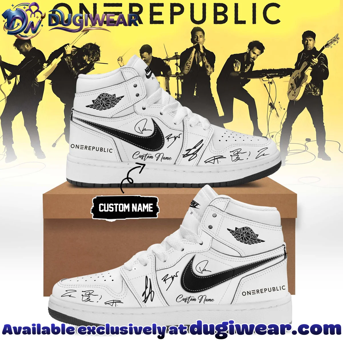 OneRepublic Custom Air Force 1 & Jordan 1 Shoes - Variant 5