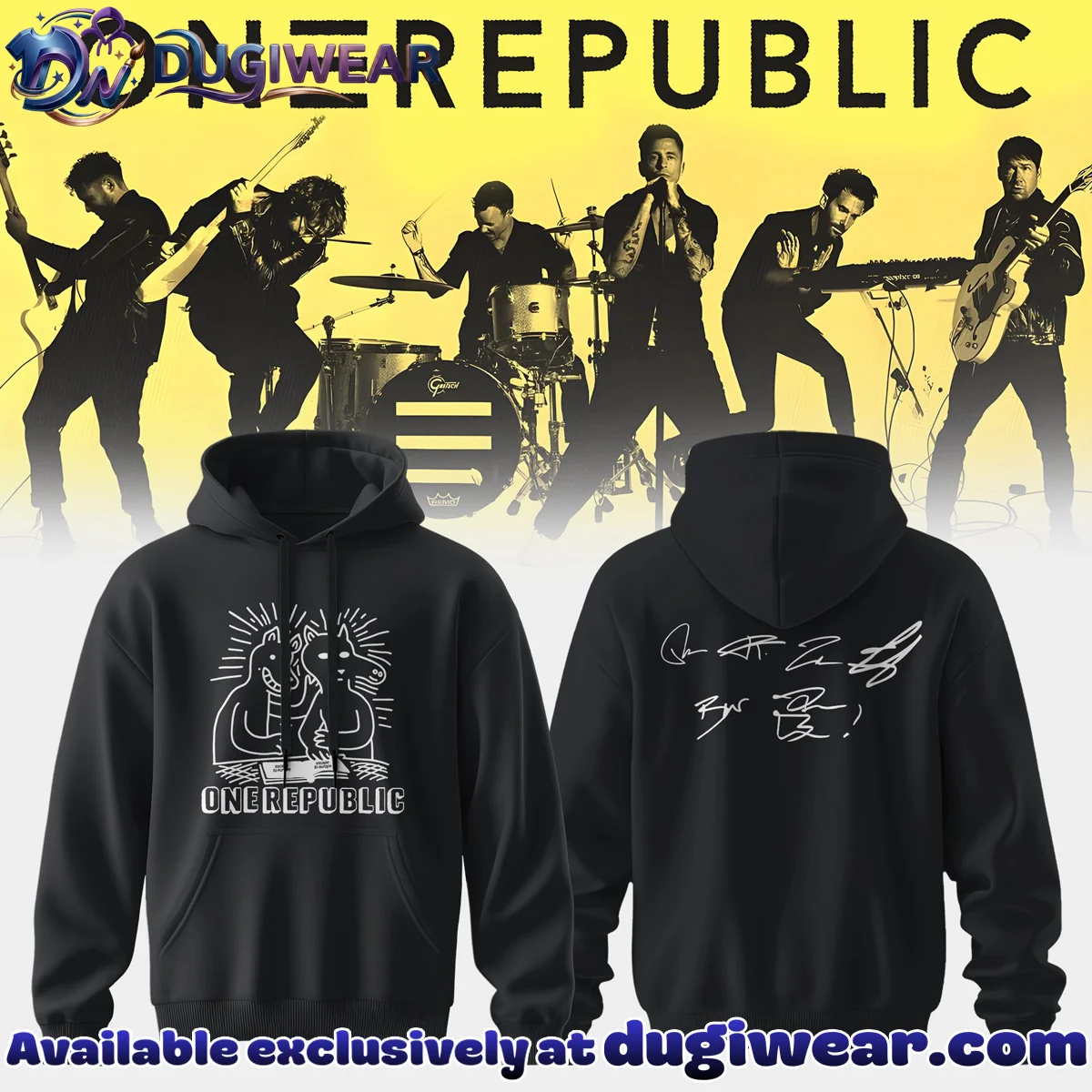 OneRepublic Official Tour Shirt & Hoodie (Style 2)