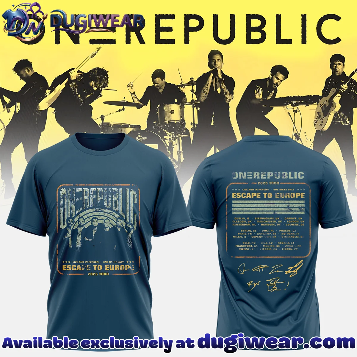 OneRepublic Shirt & Hoodie [Batch 13]