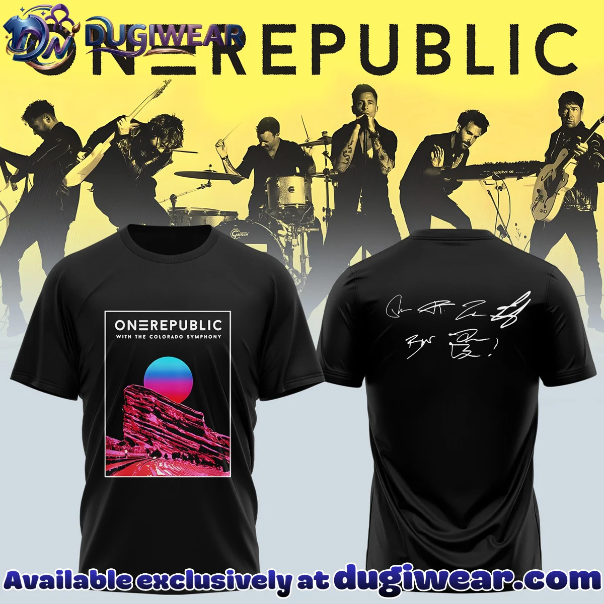 OneRepublic Shirt & Hoodie (Design 3)