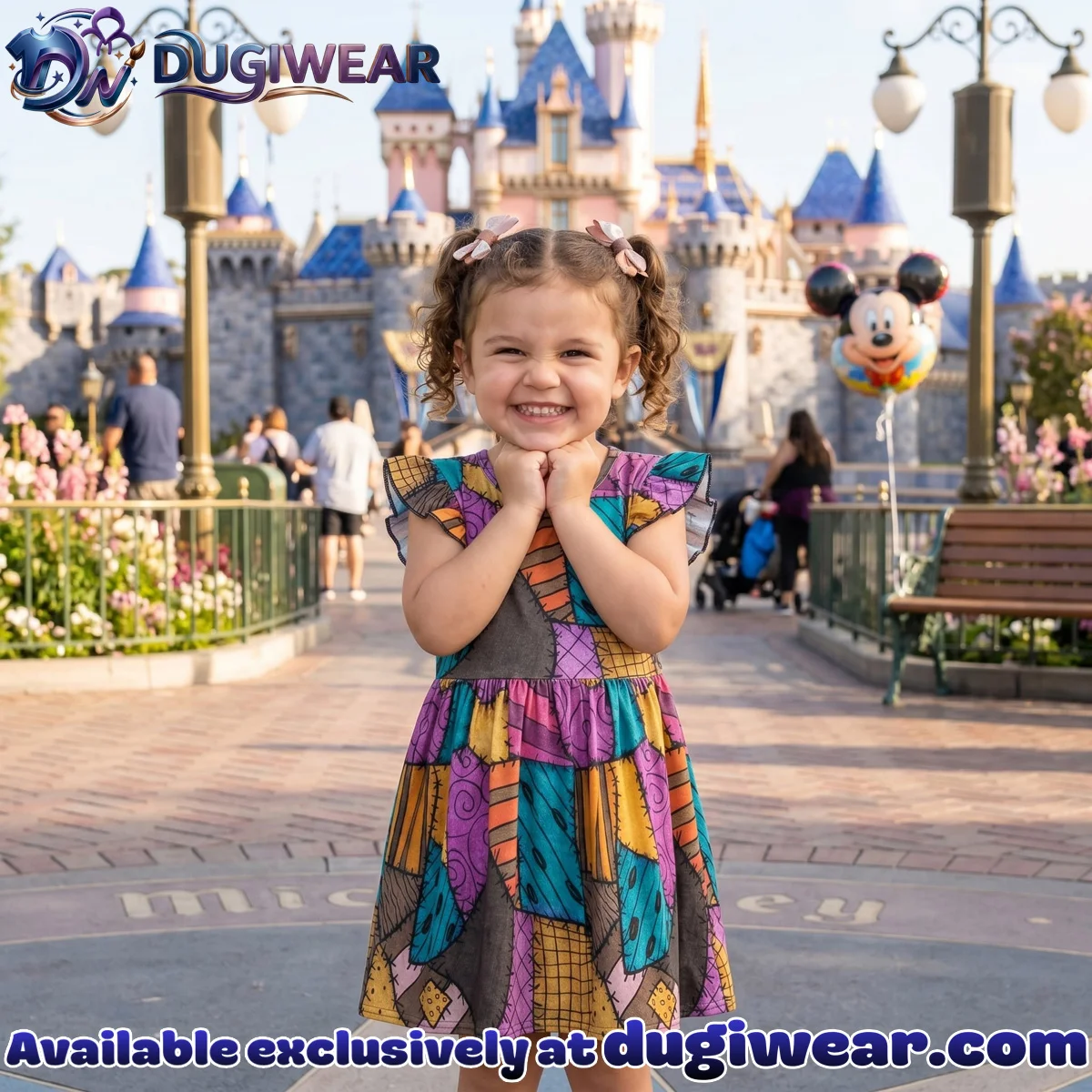 Sally Ruffle Skater Dress, The Nightmare Before Christmas Halloween Cosplay Skater Dress