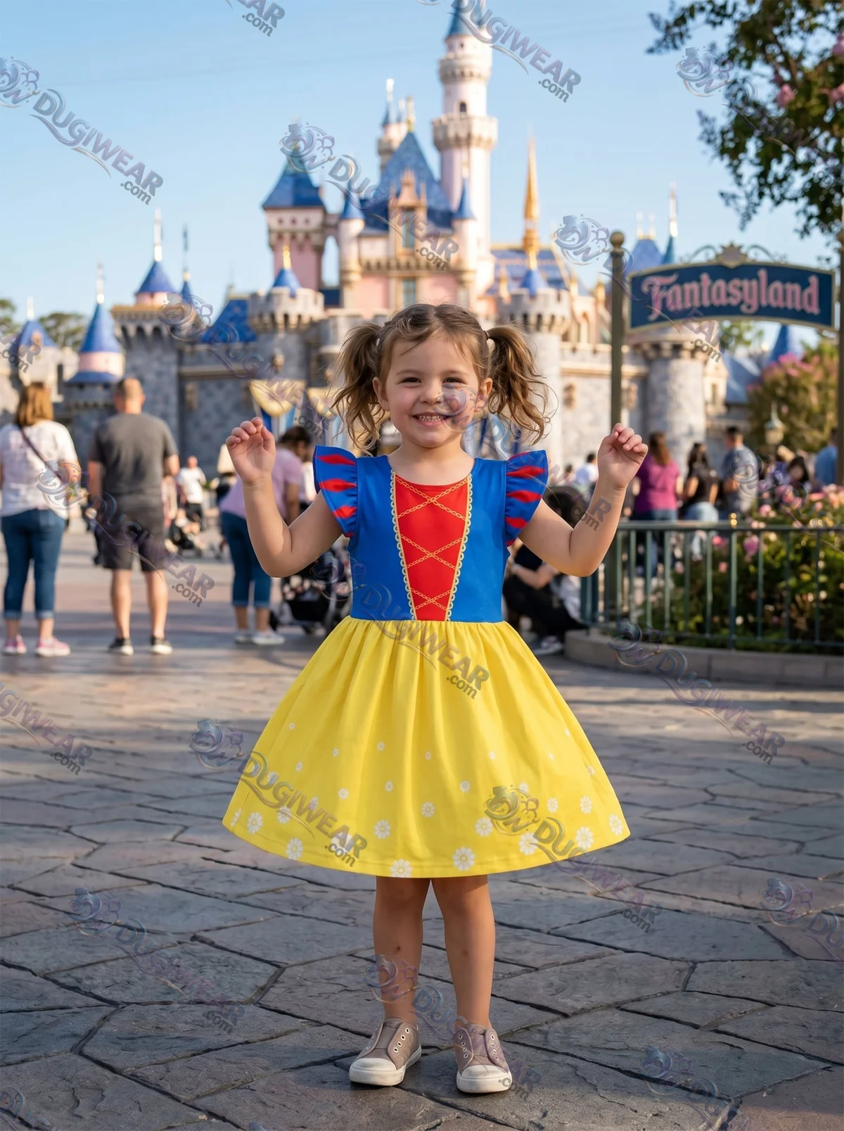 Snow White Twirl Skater Dress, Disney Parks Outfit for Girls, Princess Snow White Skater Dress