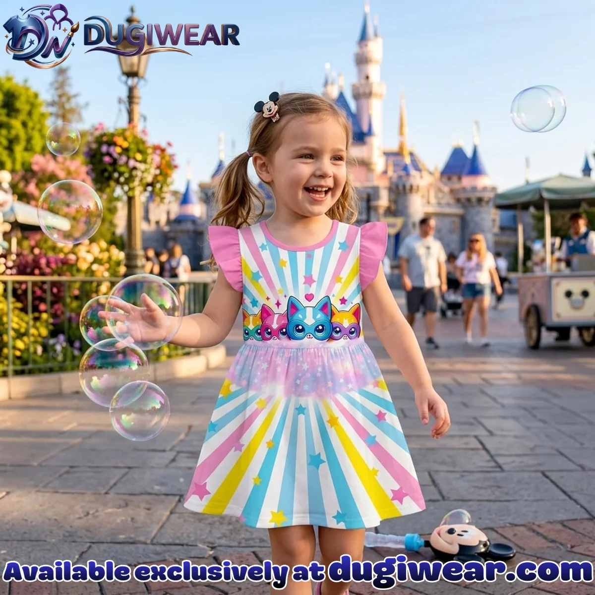 Superkitties Ruffle Skater Dress, Ginny Bitsy Sparks Buddy Disney Kids Birthday Outfit Disneyland Vacation Party Skater Dress Superkitties Ruffle Skater Dress, Ginny Bitsy Sparks Buddy Disney Kids Birthday Outfit Disneyland Vacation Party Skater Dress