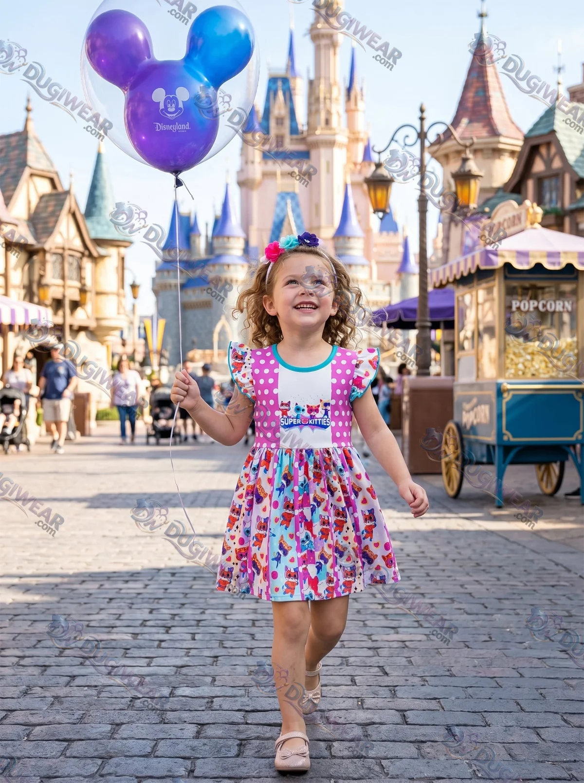 SuperKitties Twirl Skater Dress, Disney Parks Outfit for Girls, SuperKitties Skater Dress