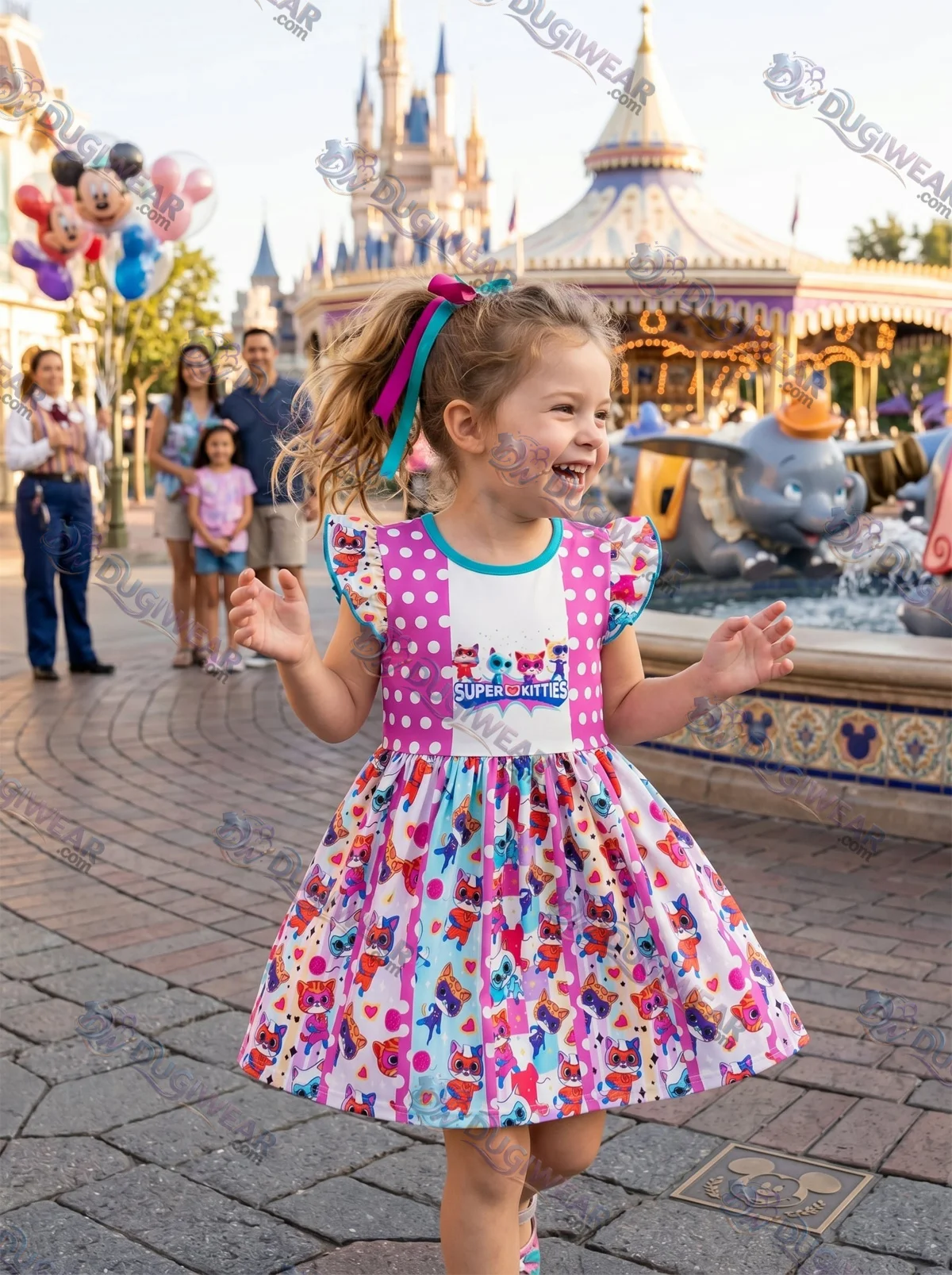 SuperKitties Twirl Skater Dress, Disney Parks Outfit for Girls, SuperKitties Skater Dress SuperKitties Twirl Skater Dress, Disney Parks Outfit for Girls, SuperKitties Skater Dress