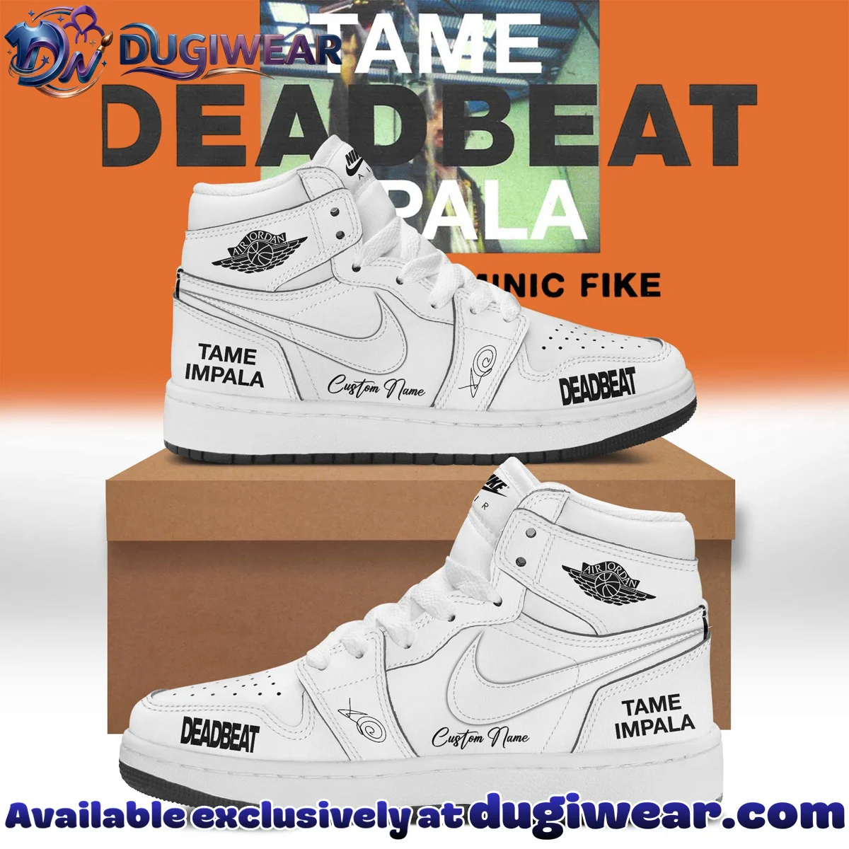 Tame Impala Deadbeat Tour Custom Air Force 1 & Jordan 1 Shoes - Variant 9