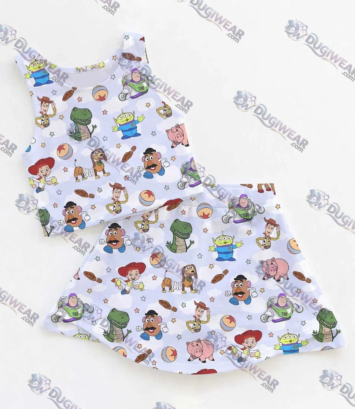 Toy Story Characters Matching Mom and Me Dress Set, Disney Pixar Family Vacation Theme Park Outfit