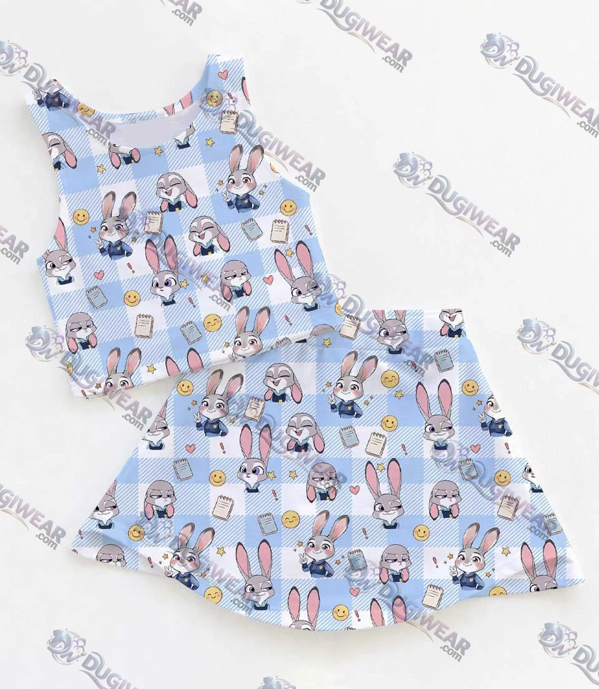 Women's Judy Hopps Activewear Set, Zootopia Athletic Dress & Skort Outfit, Family Matching Sportswear