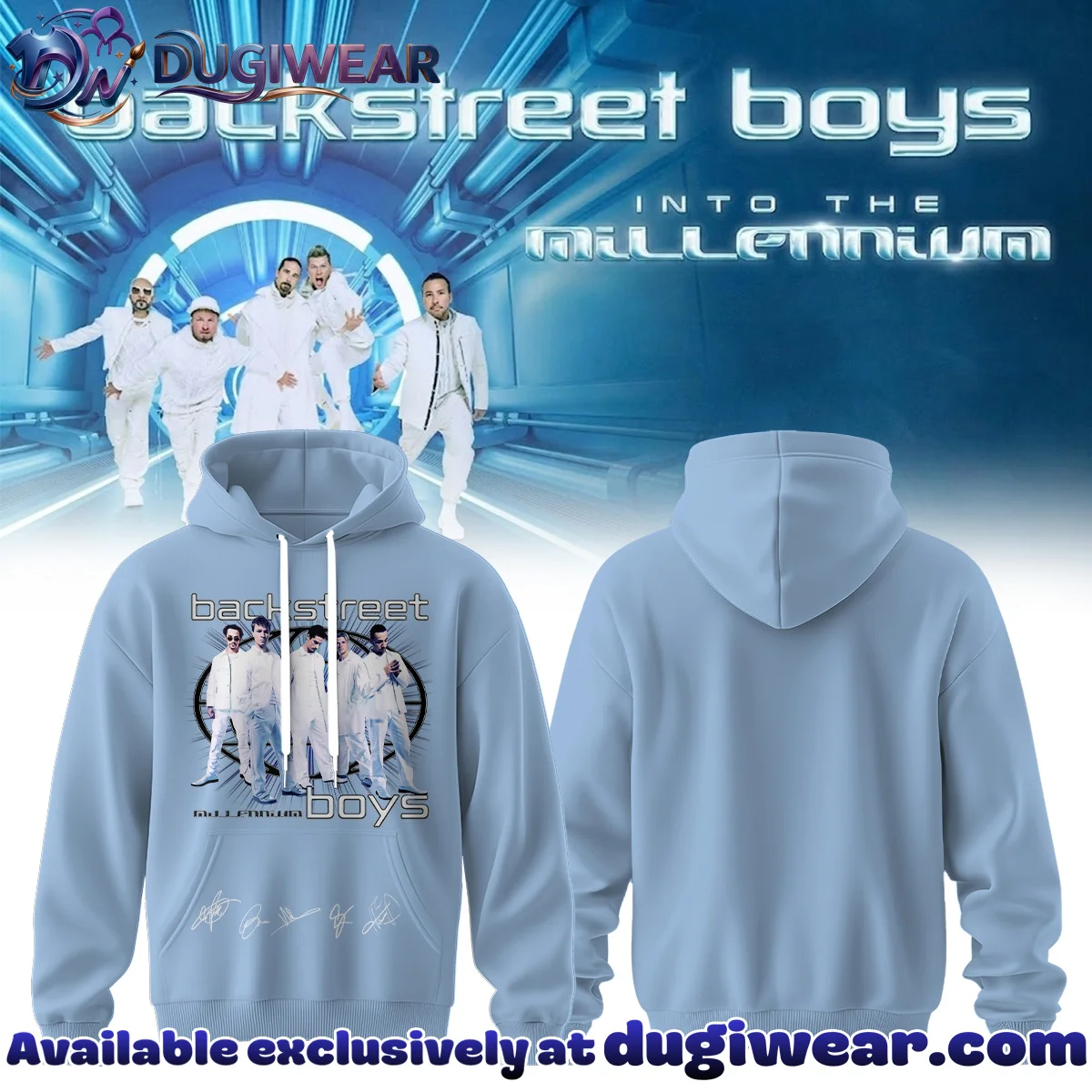 Backstreet Boys Into The Millennium Signature T-Shirt & Hoodie [Drop 8]