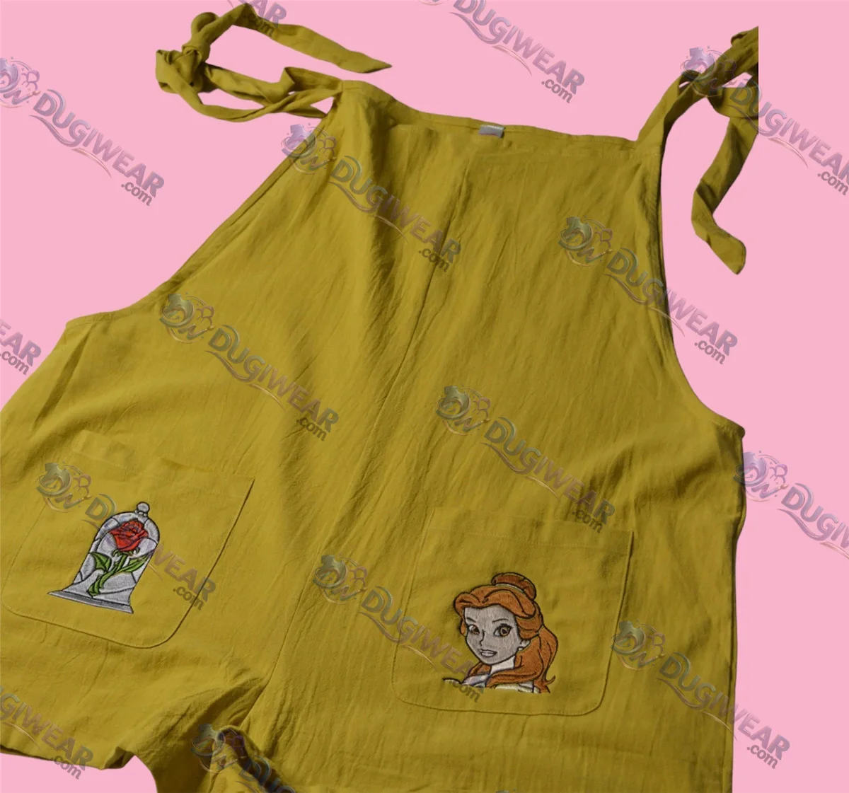 Beauty and the Beast Romper, Embroidered Belle Disney Romper Beauty and the Beast Romper, Embroidered Belle Disney Romper
