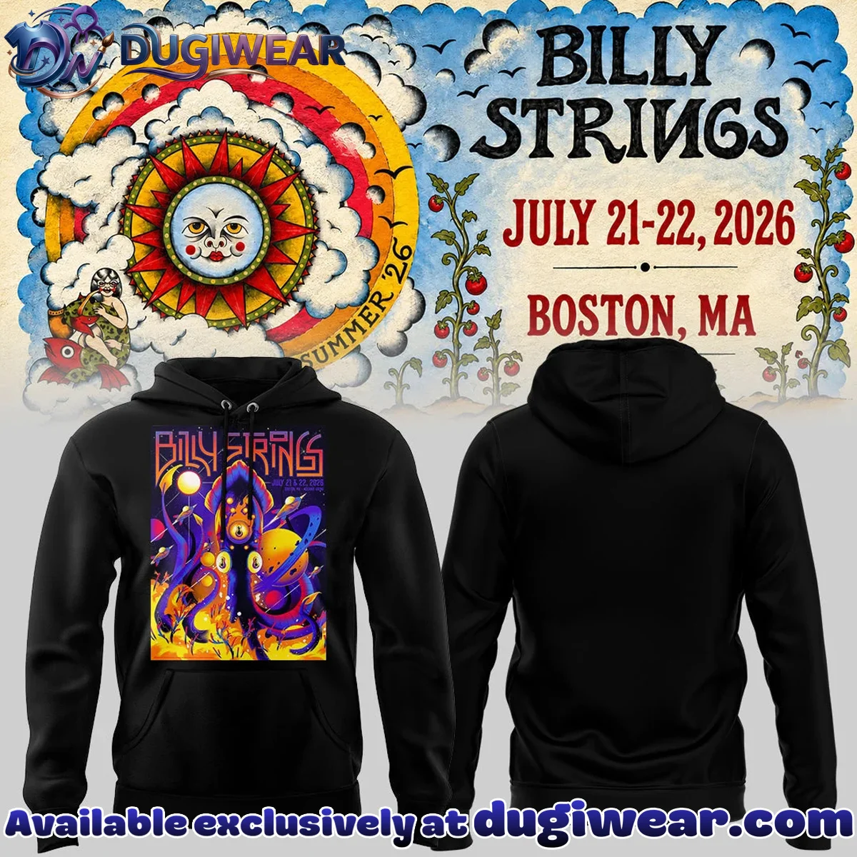 Billy Strings Shirt & Hoodie [Drop 1]