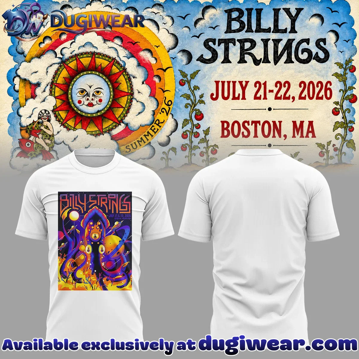 Billy Strings Shirt & Hoodie (Release 18)
