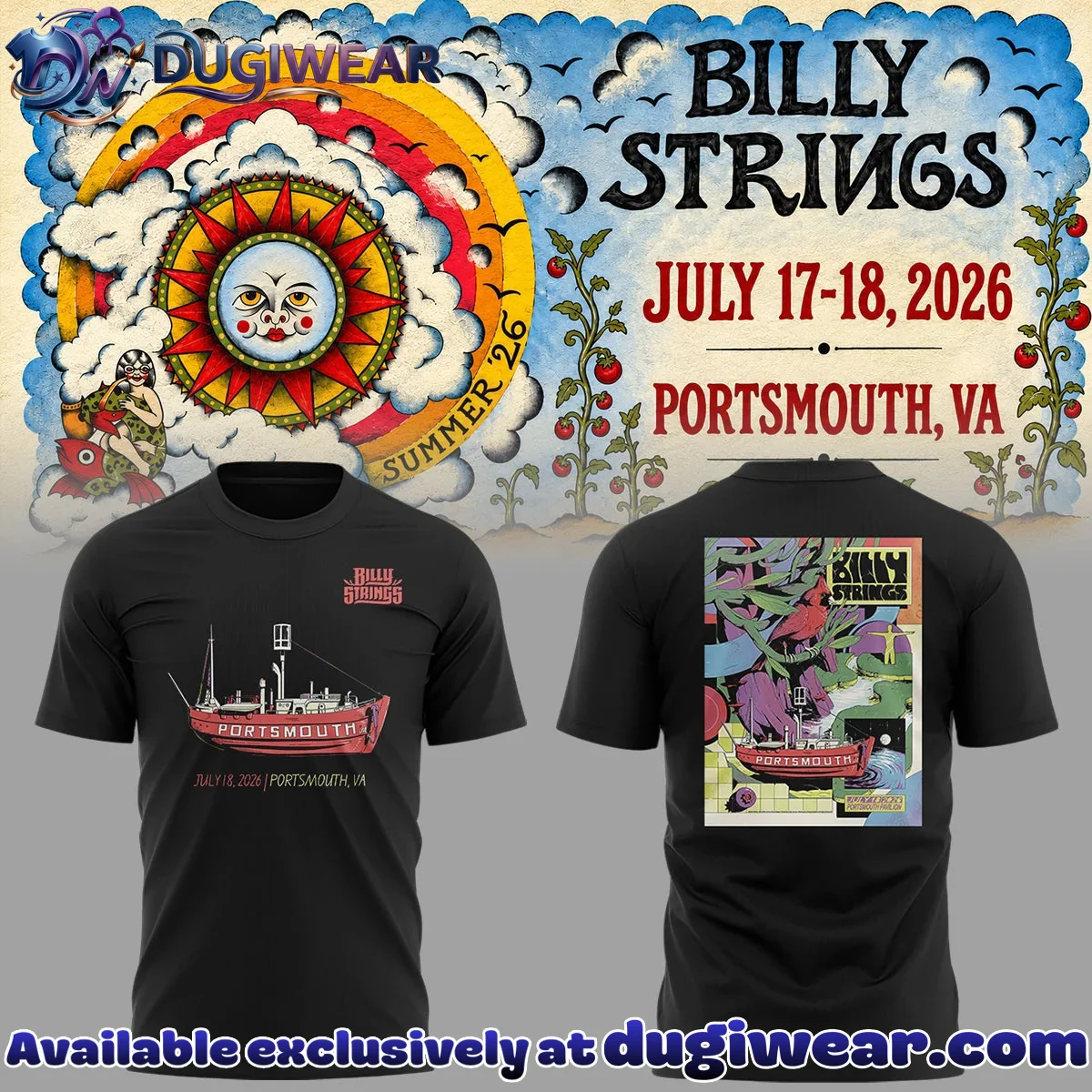 Billy Strings Shirt & Hoodie (Style 7)