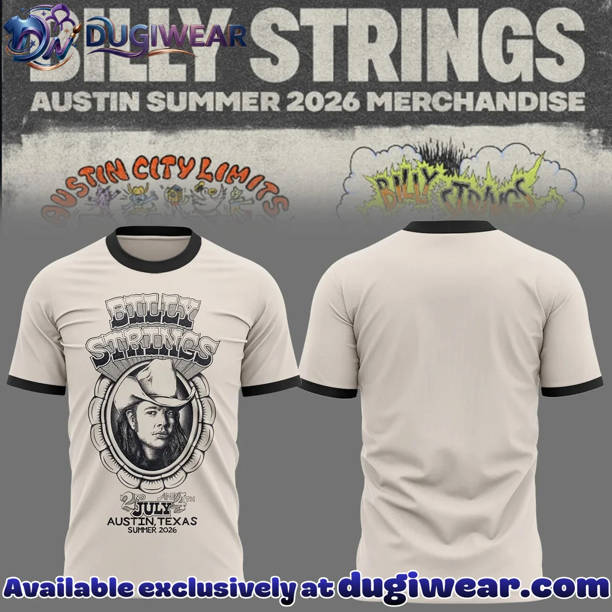 Billy Strings Shirt & Hoodie - Variant 14
