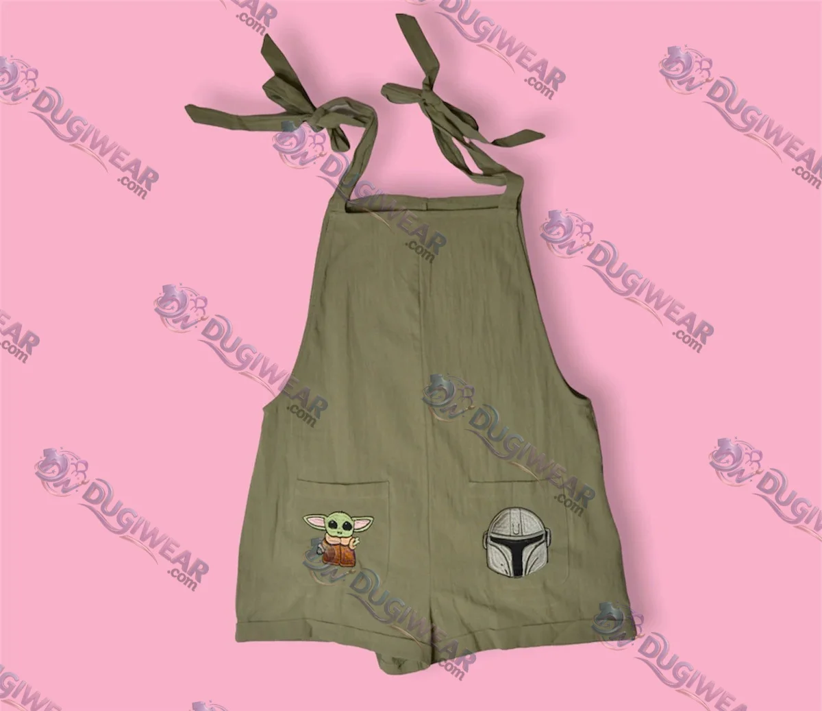 Embroidered Mandalorian Romper, Women's Overall