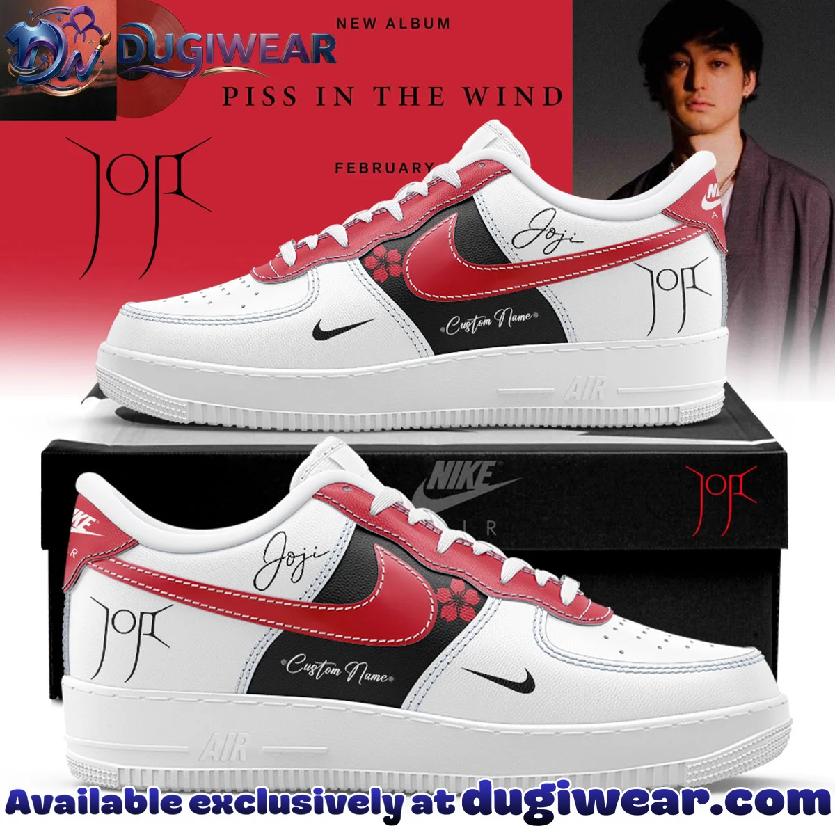 JOJI SOLARIS TOUR Piss In The Wind Custom Air Force 1 & Jordan 1 Shoes - Part 25