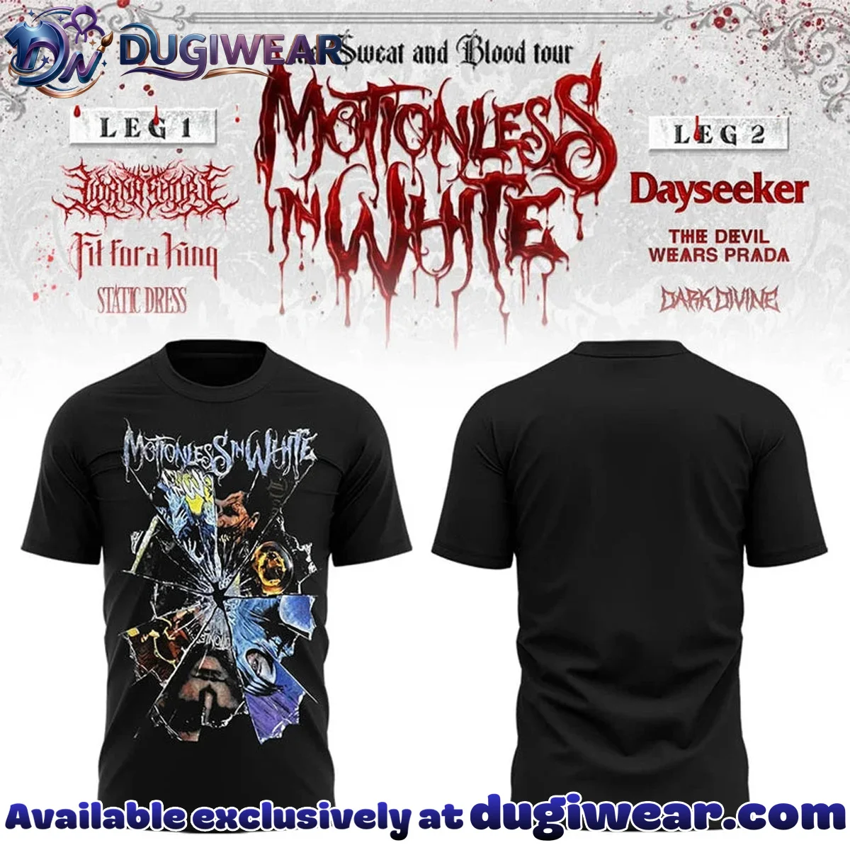 The Sweat & Blood Tour Shirt & Hoodie [Batch 12]