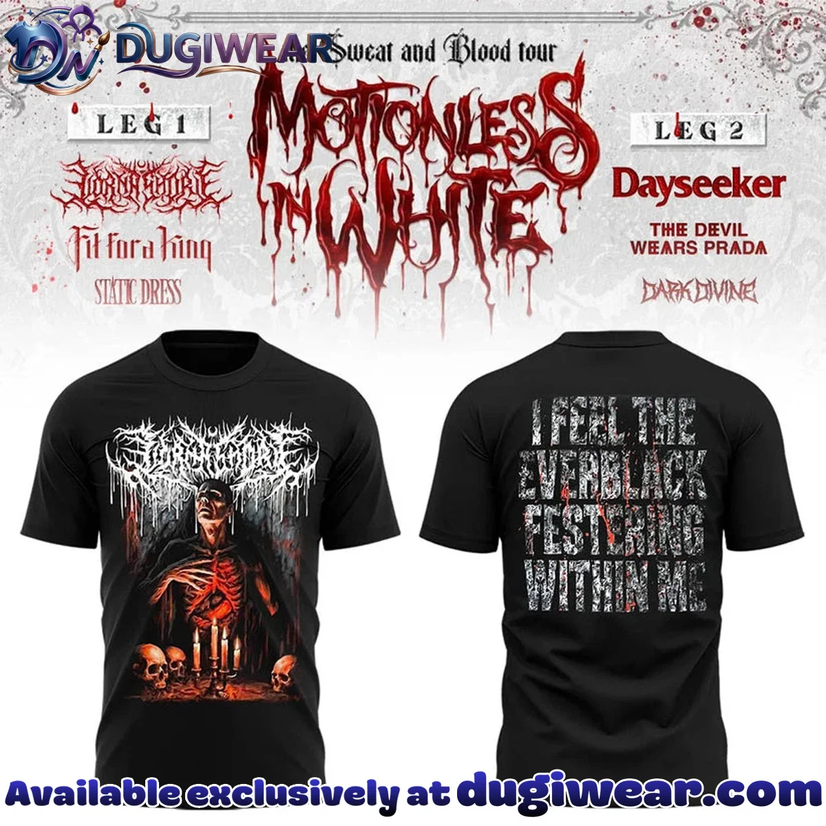 The Sweat & Blood Tour Shirt & Hoodie [Drop 3]