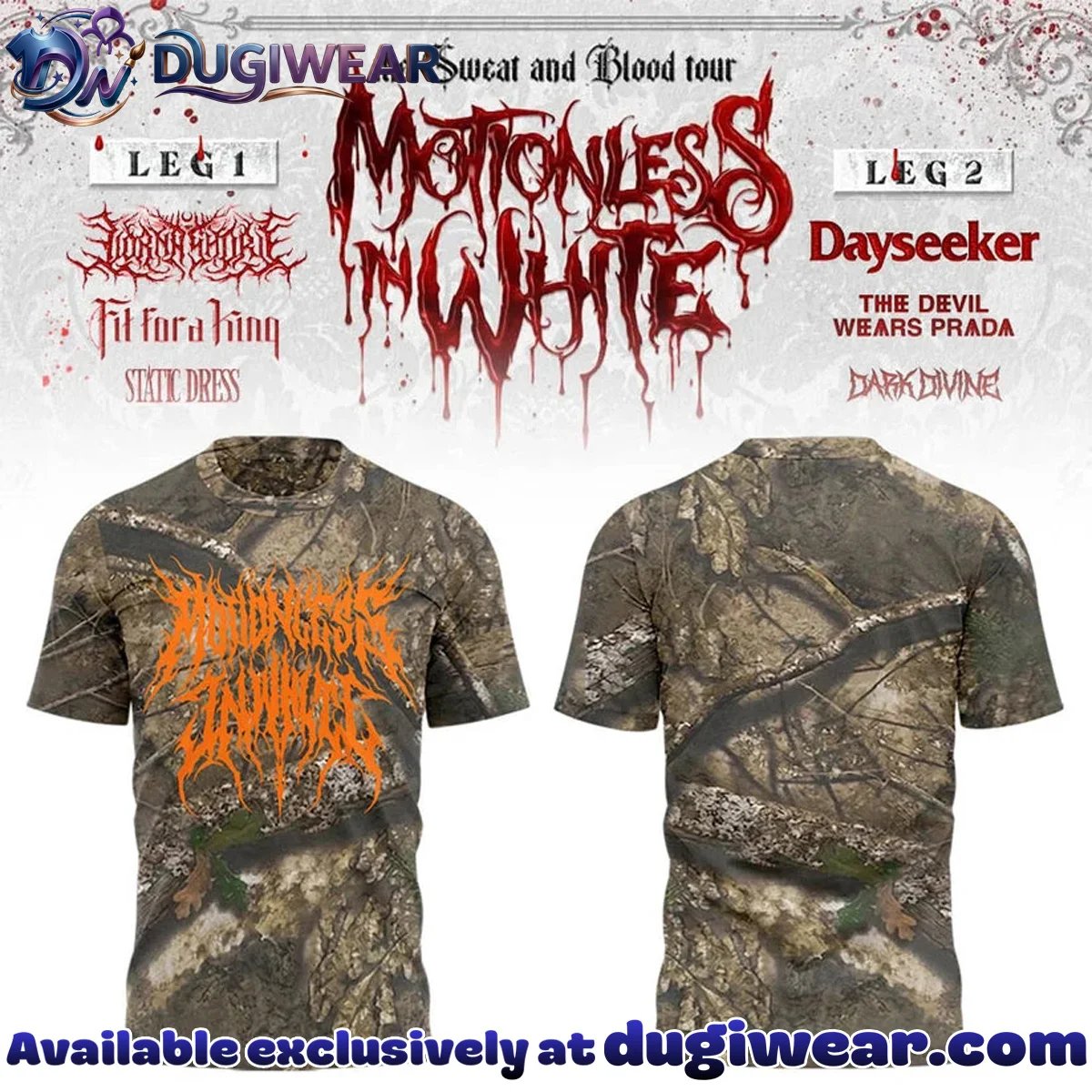 The Sweat & Blood Tour T-Shirt & Hoodie (Release 13)