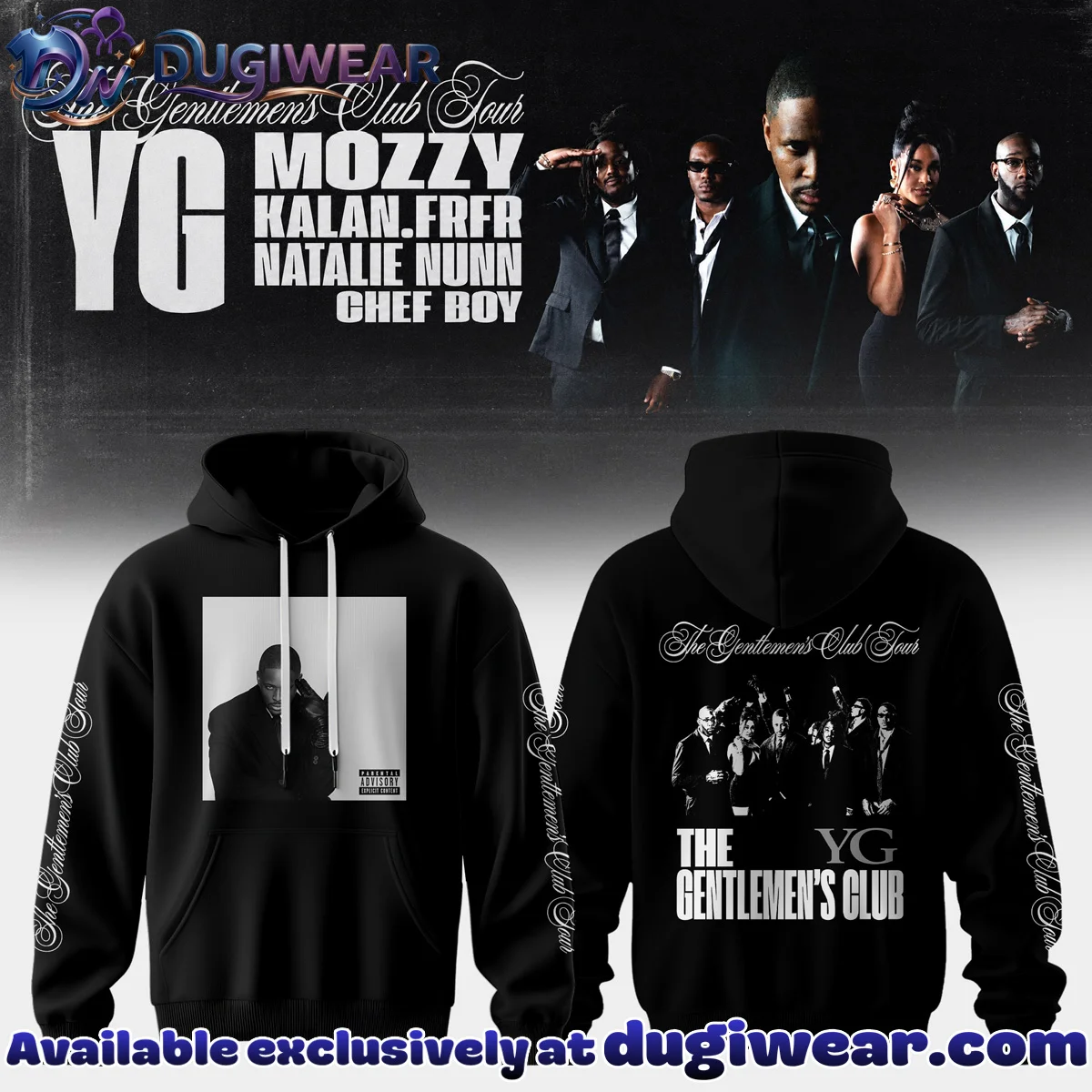 YG The Gentlemen's Club Tour Shirt & Hoodie [Drop 12]