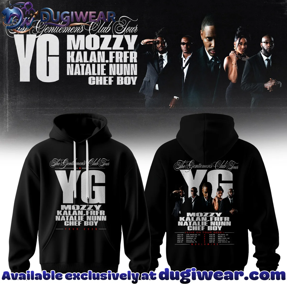 YG The Gentlemen's Club Tour Shirt & Hoodie - Part 11