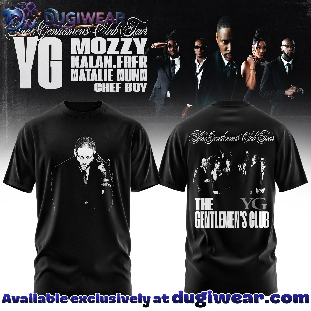 YG The Gentlemen's Club Tour T-Shirt & Hoodie [Batch 15]