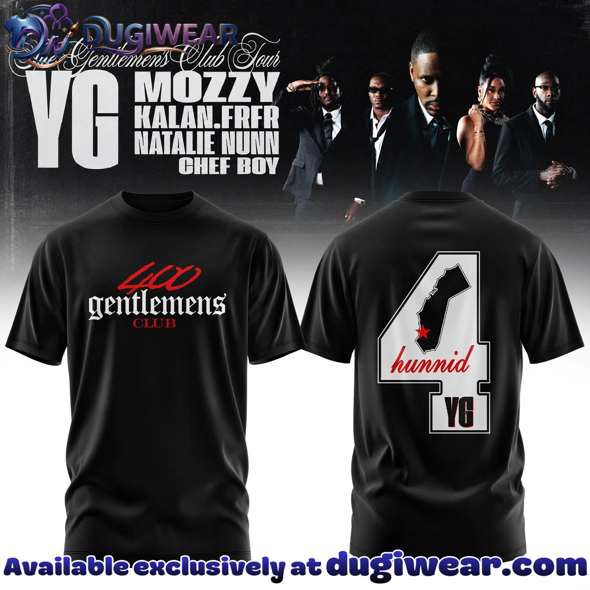 YG The Gentlemen's Club Tour T-Shirt & Hoodie [Drop 19]