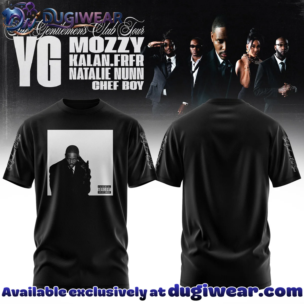 YG The Gentlemen's Club Tour T-Shirt & Hoodie - Variant 1