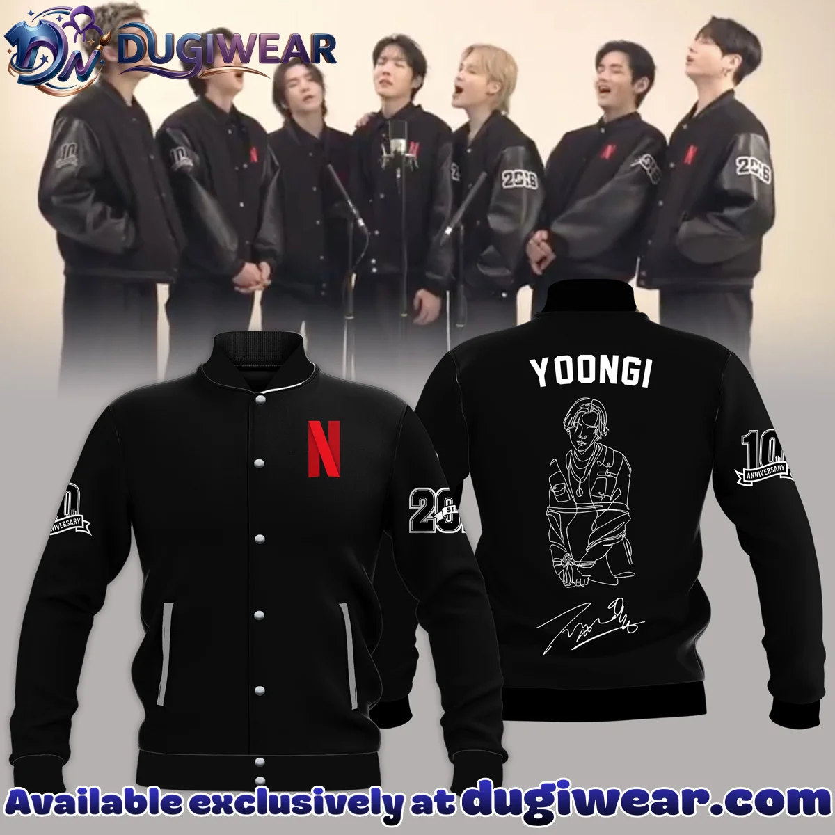 Yoongi Baseball Jacket